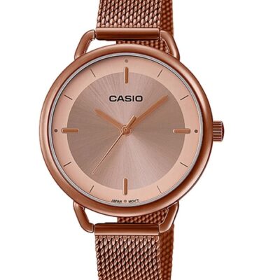 CASIO Enticer Ladies Rose Gold Analogue ...