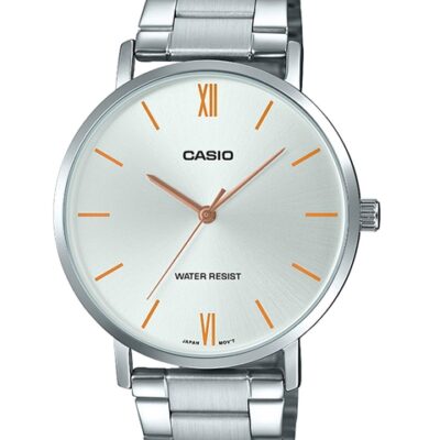 Casio Enticer Men Silver Analogue watch A1614 MTP-VT01D-7BUDF