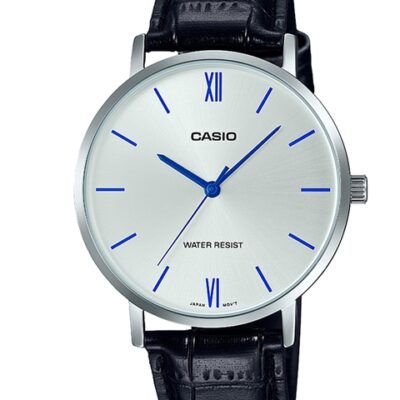 Casio Enticer Men Silver Analogue watch A1617 MTP-VT01L-7B1UDF