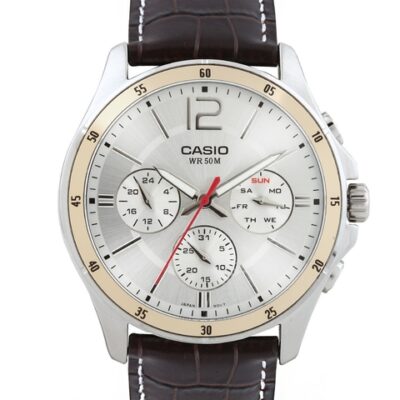 Casio Enticer Men Silver Analogue watch ...