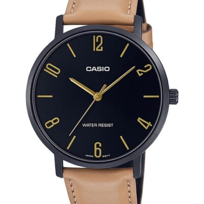 CASIO Men Black Dial Stainless Steel Analogue Watch A1976
