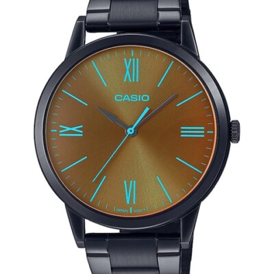 CASIO Men Brown Dial & Black Stainl...