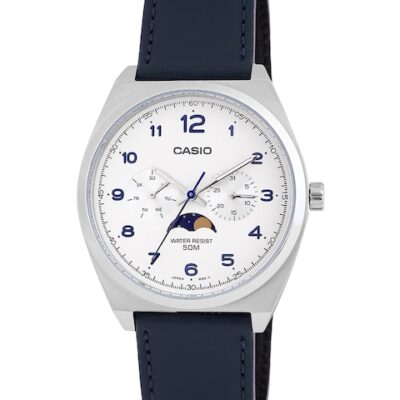 CASIO Men Leather Wrap Around Straps Analogue Watch A2178