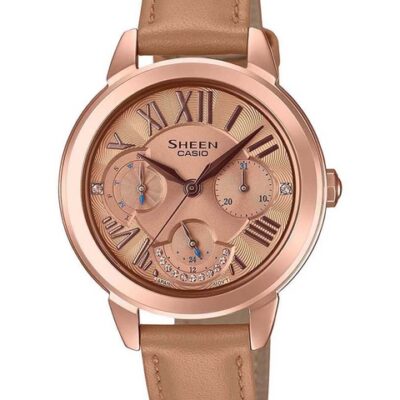 Casio Sheen Women Rose Gold Analogue watch SH216 SHE-3059PGL-5AUDR