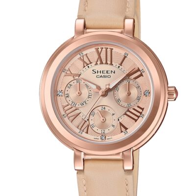 Casio Sheen Women Rose Gold Analogue wat...