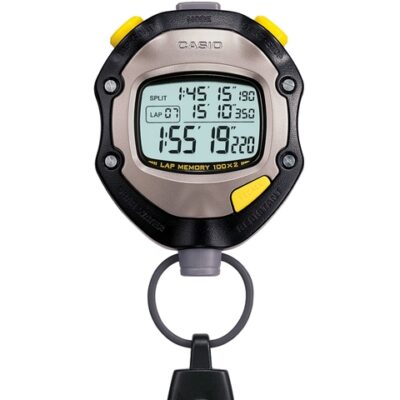 CASIO Stop Watch Black Dial Stop Watch W...