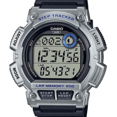 CASIO Unisex Grey Dial & Black Stra...