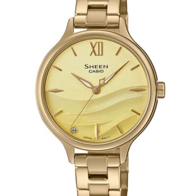 CASIO Women Embellished Dial & Stai...