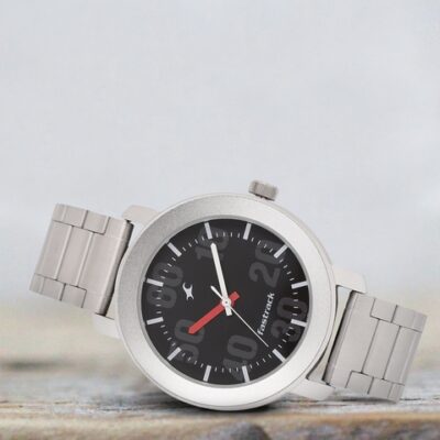Fastrack Bare Basics Unisex Black Analogue watch NL3121SM02