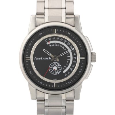 Fastrack Men Black Analogue Watch 3215SM...