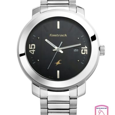 Fastrack Men Black Analogue Watch 3246SM02