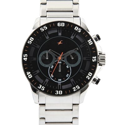Fastrack Men Black Dial Chronograph Watc...