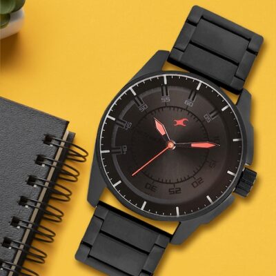 Fastrack Men Black Dial Watch 3089NM01