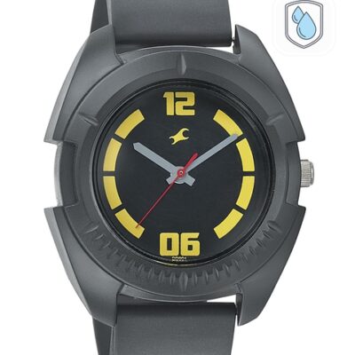 Fastrack Men Black Dial Watch 3116PP03