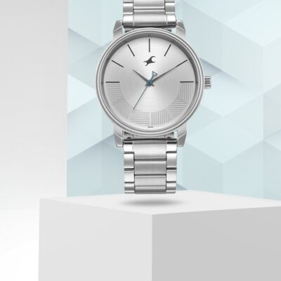 Fastrack Men Brass Dial & Stainless...