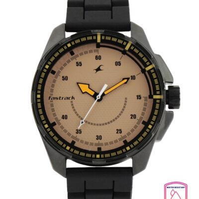Fastrack Men Brown Dial Watch 3084NP01