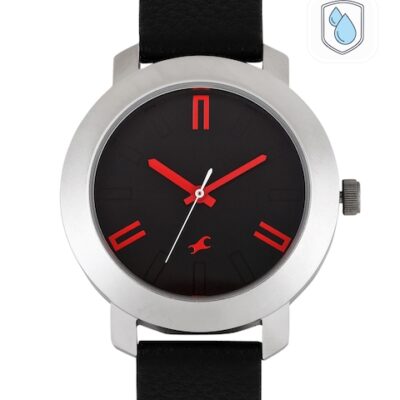 Fastrack Men Charcoal Grey Dial Watch 3120SL02