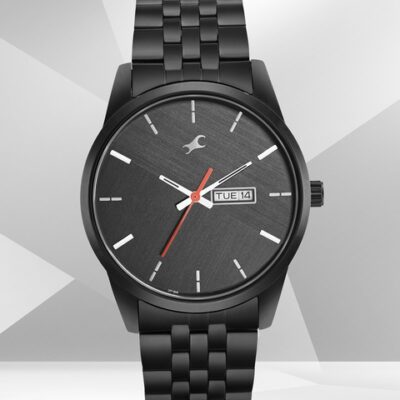 Fastrack Men Metal Straps Analogue Watch 3277NM05