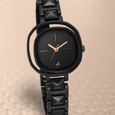 Fastrack Women Black Dial & Stainle...