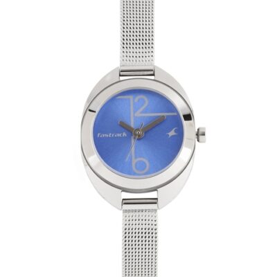 Fastrack Women Blue Dial Watch NJ6125SM01C