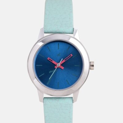 Fastrack Women Blue Genuine Leather Anal...