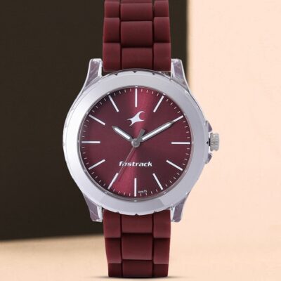 Fastrack Women Burgundy Analogue Watch 6...