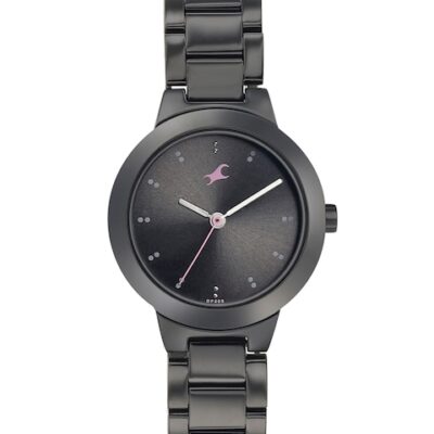 Fastrack Women Embellished Stainless Ste...