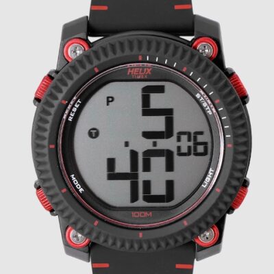 Helix Men Black Digital Watch TWESK0701T
