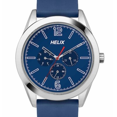 Helix Men Brass Dial & Straps Analo...