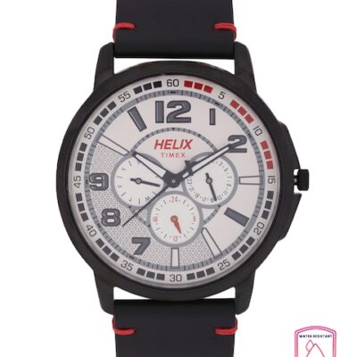 Helix Men Off-White Analogue Watch TW027HG26