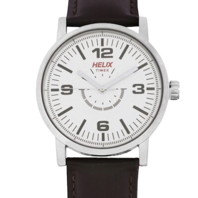 Helix Men White Analogue Watch – T...
