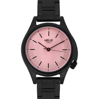 Helix Women Pink Analogue Watch – ...
