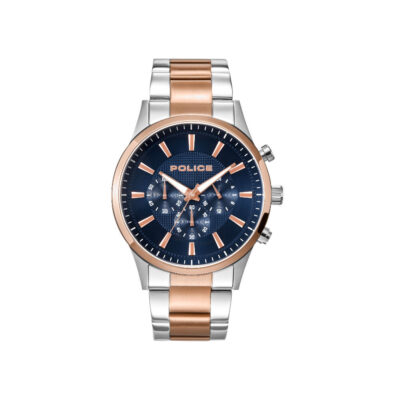 Police PL15589JSTR03M Blue Dial Analog W...