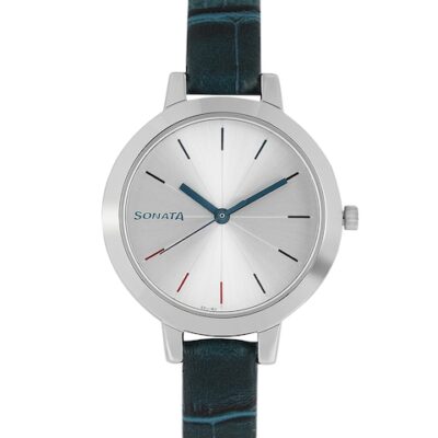 Sonata Busy Bees Women Silver Analogue w...
