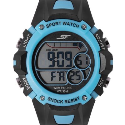 Sonata Men Black SF Essentials Digital Watch 77111PP04