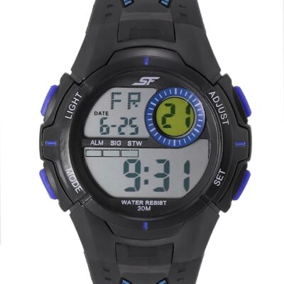 Sonata Men Black SF Essentials Digital Watch 77112PP04