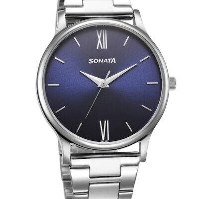 Sonata Men Brass Dial & Stainless S...