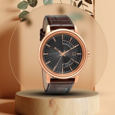 Sonata Men Grey Analogue Watch 7134WL02