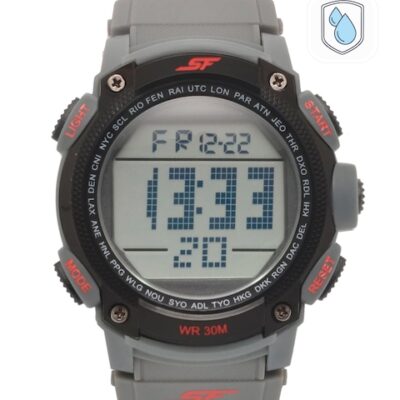 Sonata Men Grey Digital Watch 77073PP02