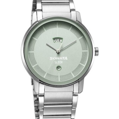 Sonata Men sleek 5.0 Brass Dial & S...