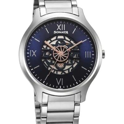 Sonata Men Unveil 2.0 Skeleton Dial Brac...