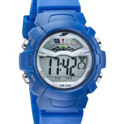 Sonata Men White & Blue Digital Wat...