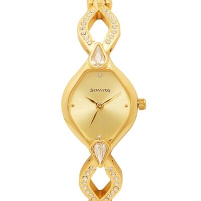 Sonata Sonata Elements Women Gold Analog...