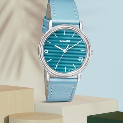 Sonata Women Blue Analogue Watch 87029SL...