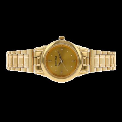 Sonata Women Gold-Toned Analogue Watch