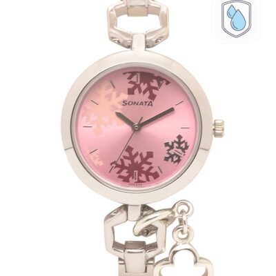 Sonata Women Pink Analogue Watch 8147SM0...