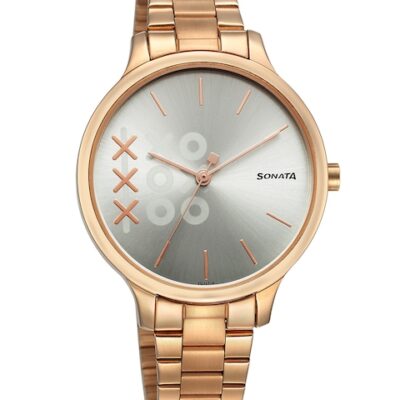 Sonata Women Textured Dial & Bracel...