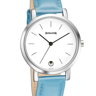 Sonata Women White Analogue Watch 8164SL...