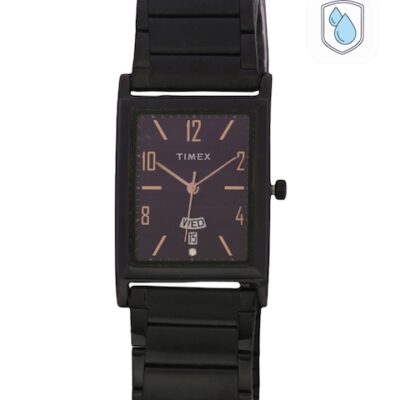 Timex Men Black Analogue Watch – T...