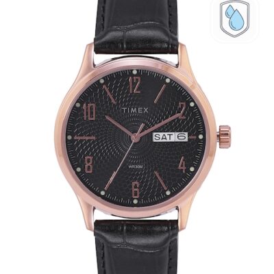 Timex Men Black Analogue Watch – T...